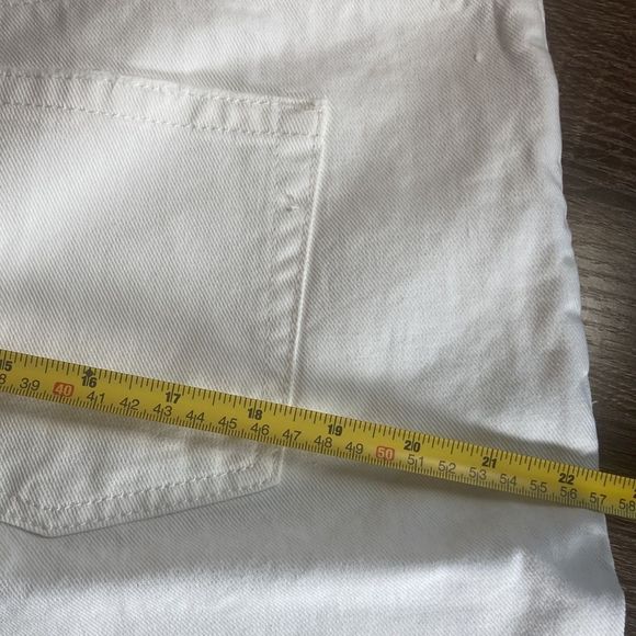 NWT Free People x We The Free Maggie Mid Rise Straight Optic White 32 - Picture 14 of 15